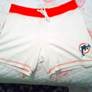 NFL WOMANS MIAMI DOLPHINS COTTON SHORTS Size L